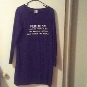 Divided Black dress Size 14